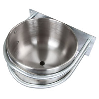 Mangiatoia inox rotonda 18l... Mangiatoia inox rotonda 18l...