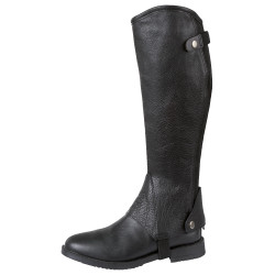 Minichaps in pelle Covalliero Elasto nere Minichaps in pelle Covalliero Elasto nere