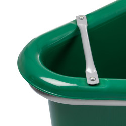 Mangiatoia con telaio in metallo e manico Supreme Verde cacciatore