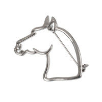 Spille da colletto Master2 modello testa di cavallo Umbria Equitazione Argento Spille da colletto Master2 modello testa di cavallo Umbria Equitazione Argento
