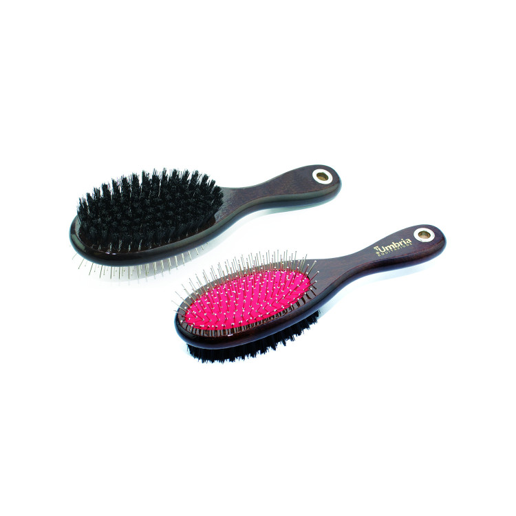 Spazzola in legno per criniera e coda con manico Umbria Equitazione Spazzola in legno per criniera e coda con manico Umbria Equitazione