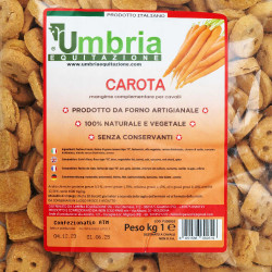 Crunchies per cavalli alla carota 930g Umbria Equitazione Crunchies per cavalli alla carota 930g Umbria Equitazione