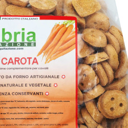 Crunchies per cavalli alla carota 930g Umbria Equitazione Crunchies per cavalli alla carota 930g Umbria Equitazione