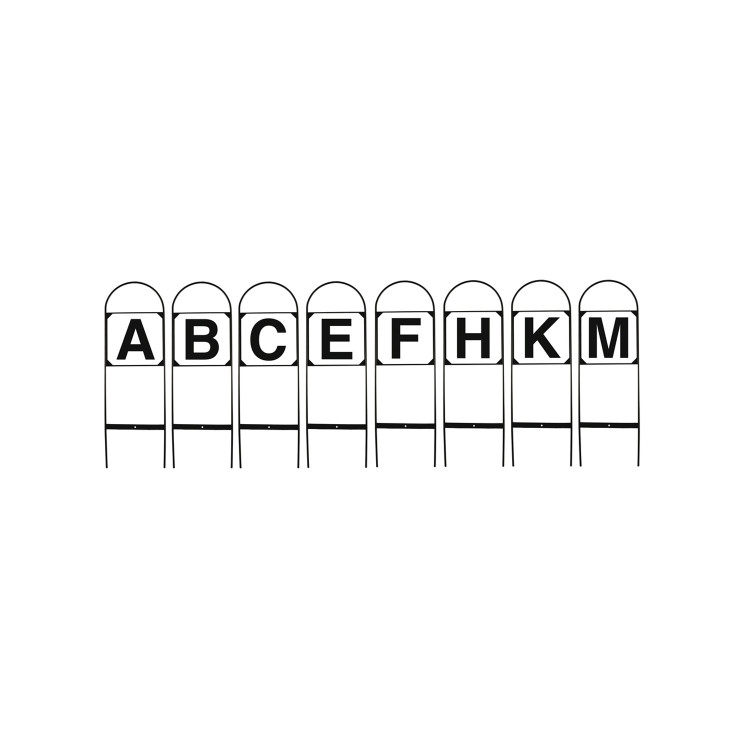 Lettere da dressage in ferro set di 8 lettere ABCEFHKM Umbria Equitazione Lettere da dressage in ferro set di 8 lettere ABCEFHKM Umbria Equitazione