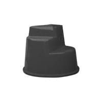 Scaletta a 3 gradini Umbria Equitazione Nero