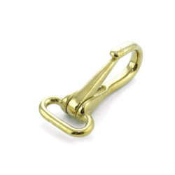 Moschettone a molla con anello tondo Umbria Equitazione