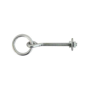 Anello a vite in piastra d'acciaio Umbria Equitazione Anello a vite in piastra d'acciaio Umbria Equitazione