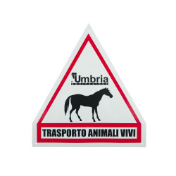 Pannello triangolare in plastica Umbria Equitazione Umbria Equitazione