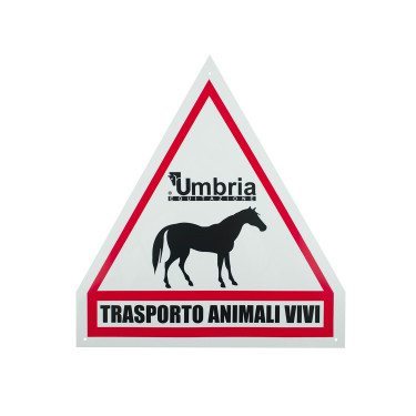 Pannello triangolare in plastica Umbria Equitazione Umbria Equitazione Pannello triangolare in plastica Umbria Equitazione Umbria Equitazione