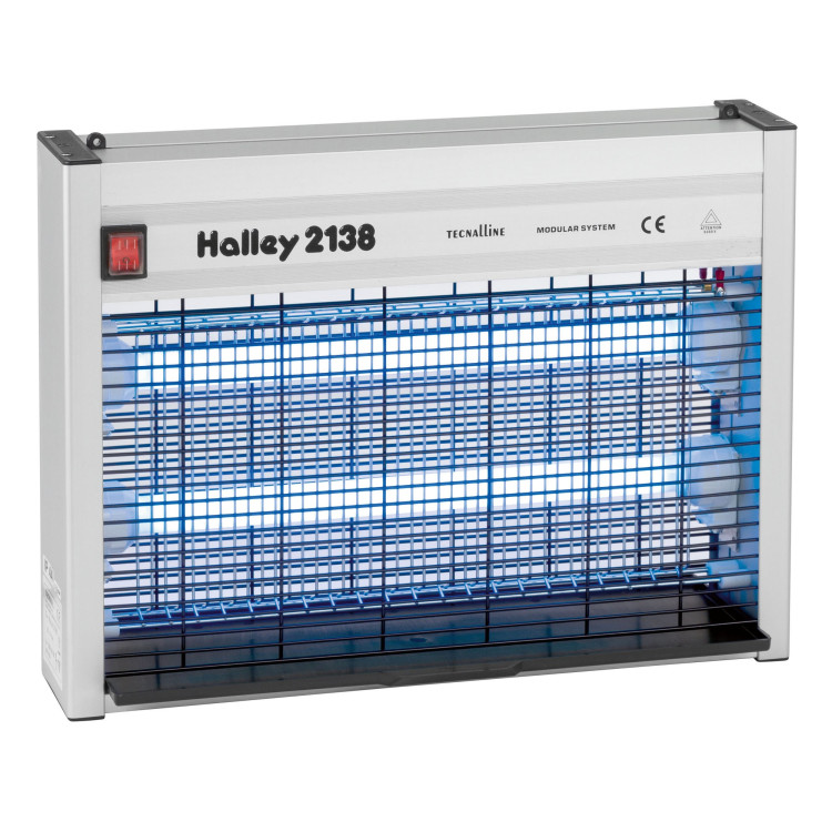 Ammazzamosche elettrico Halley 2138 2 x 15W blu