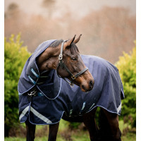 Coperta Horseware Rambo Duo Force 100g con liner da 100g e 300g Blu marino / blu marino / bianco Coperta Horseware Rambo Duo Force 100g con liner da 100g e 300g Blu marino / blu marino / bianco