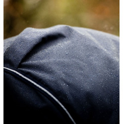 Coperta Horseware Rambo Duo Force 100g con liner da 100g e 300g Blu marino / blu marino / bianco