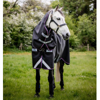 Coperta Horseware Rambo Supreme 1680D Turnout 0g Marino / bordeaux Blu