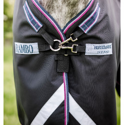 Coperta Horseware Rambo Supreme 1680D Turnout 0g Marino / bordeaux Blu