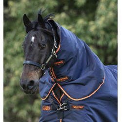 Copricollo Horseware 0g per coperta Rambo Originale Blu navy / arancione