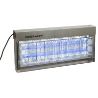 Ammazzamosche elettrico in acciaio inox ECOKILL IPX4 blu