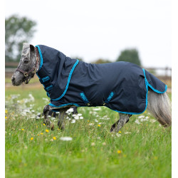 Coperta shetland Amigo Hero 6 Ripstop Petite Plus 200g Horseware Marino / blu elettrico Coperta shetland Amigo Hero 6 Ripstop Petite Plus 200g Horseware Marino / blu elettrico