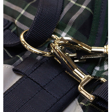 Coperta Horseware Rhino Wug Vari-Layer 250g Verde a quadri / verde