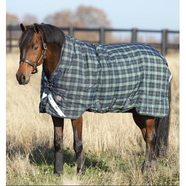 Coperta Horseware Rhino Wug Vari-Layer 450g Verde a quadri / blu navy Coperta Horseware Rhino Wug Vari-Layer 450g Verde a quadri / blu navy