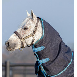 Copricollo Horseware Amigo® Bravo 12 Original 150g 1200D Marina / turchese Blu