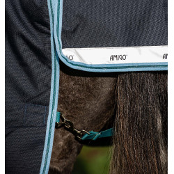 Coperta Horseware Amigo® Bravo 12 Plus 250g 1200D Marina / acqua Blu Coperta Horseware Amigo® Bravo 12 Plus 250g 1200D Marina / acqua Blu