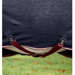 Coperta in pile Horseware in rilievo Jersey Stampa HW blu navy Blu marino Coperta in pile Horseware in rilievo Jersey Stampa HW blu navy Blu marino