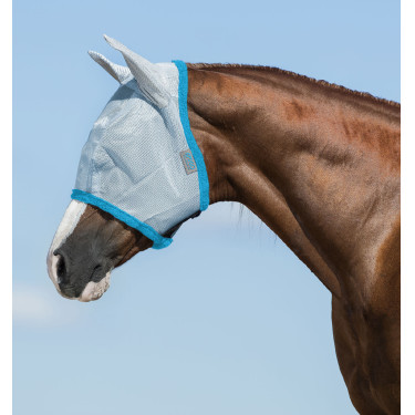 Maschera anti-mosche Horseware Amigo Blu chiaro / blu elettrico Maschera anti-mosche Horseware Amigo Blu chiaro / blu elettrico