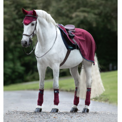 Couvre-reins Horseware Rambo polaire imperméable Bordeaux / bordeaux