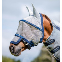 Maschera antimosche Horseware Rambo Plus Argento / blu Maschera antimosche Horseware Rambo Plus Argento / blu