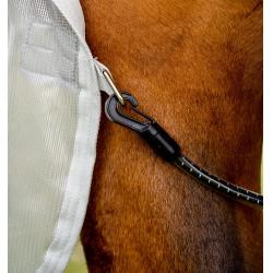 Coperta anti-mosche Horseware Amigo AmECO Combi 0g Verde petrolio / grigio Blu