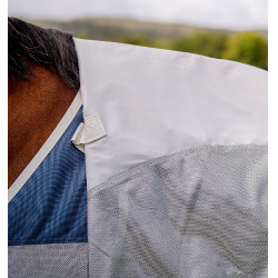 Coperta anti-mosche Horseware Amigo AmECO Combi 0g Verde petrolio / grigio Blu