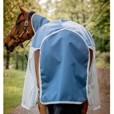 Coperta anti-mosche Horseware Amigo AmECO Combi 0g Verde petrolio / grigio Blu