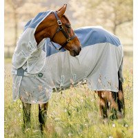Coperta anti-mosche Horseware Amigo AmECO Combi 0g Verde petrolio / grigio Blu