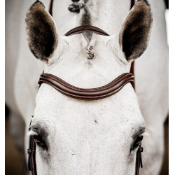 Briglia Horseware Micklem 2 Deluxe Competition Havana scuro Marrone