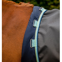 Coperta Horseware Amigo Hero Ripstop Turnout foderata in pile 50g Grigio shadow / haze / marine