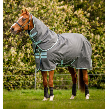 Coperta Horseware Amigo Hero Ripstop Plus con copricollo 200g Grigio shadow / haze / marine