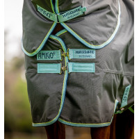 Coperta Horseware Amigo Hero Ripstop Plus con copricollo 200g Grigio shadow / haze / marine Coperta Horseware Amigo Hero Ripstop Plus con copricollo 200g Grigio shadow / haze / marine