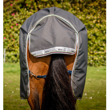 Coperta Horseware Amigo® Bravo 12 Plus 250g 1200D Grigio shadow / blu navy / lime Coperta Horseware Amigo® Bravo 12 Plus 250g 1200D Grigio shadow / blu navy / lime