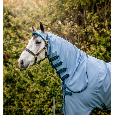Coperta integrale Horseware Amigo Ripstop Hoody 0g Blu azzurro / blu marine / blu elettrico Coperta integrale Horseware Amigo Ripstop Hoody 0g Blu azzurro / blu marine / blu elettrico
