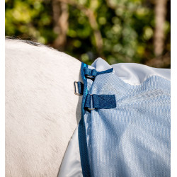 Couverture anti-mouches Horseware Amigo Bug Rug 0g Gris lunaire / marine / lime