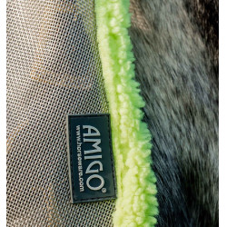 Maschera anti-mosche Horseware Amigo Argento / lime