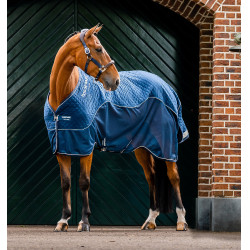 Coperta da trasporto Horseware Signature Travel Cooler Marina Blu marino
