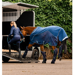Coperta da trasporto Horseware Signature Travel Cooler Marina Blu marino