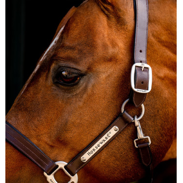 Capestro in cuoio Horseware Signature Nero