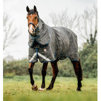Coperta Horseware Rhino HexStop Plus Turnout 0g Grigio / indaco / blu navy Coperta Horseware Rhino HexStop Plus Turnout 0g Grigio / indaco / blu navy