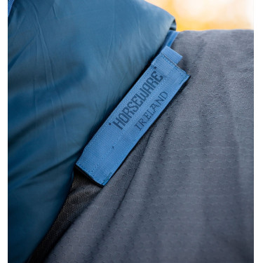 Coperta Horseware Rhino HexStop Plus Turnout 0g Grigio / indaco / blu navy