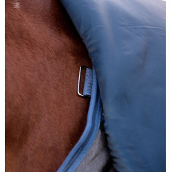 Coperta Horseware Rhino HexStop Plus Turnout 0g Grigio / indaco / blu navy