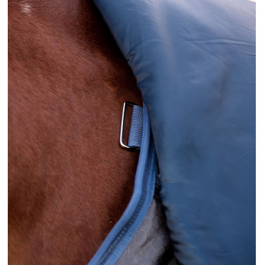 Coperta Horseware Rhino HexStop Plus Turnout 0g Grigio / indaco / blu navy