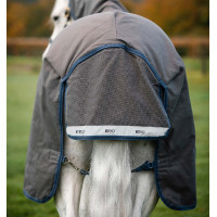 Coperta Horseware Rhino Hexstop Plus Turnout 100g Grigio / indaco / blu navy