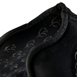 Ammortizzatore MF DS SW-3DS in camoscio con grip piatto a doppia faccia Acavallo Nero Ammortizzatore MF DS SW-3DS in camoscio con grip piatto a doppia faccia Acavallo Nero